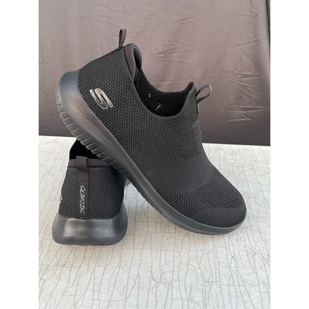 ✅Skechers™ Ultra Flex Memory Foam Slip sneakers black